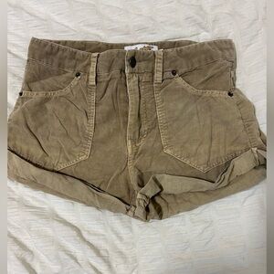 Stylish Tan Women's Cargo Shorts